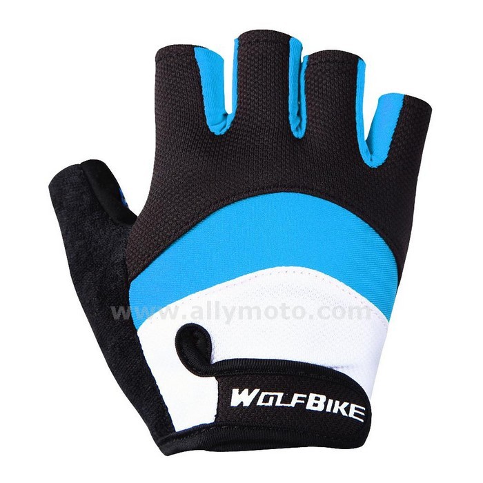 130 Microfiber Breathable Mesh Gloves Unisex Half Finger